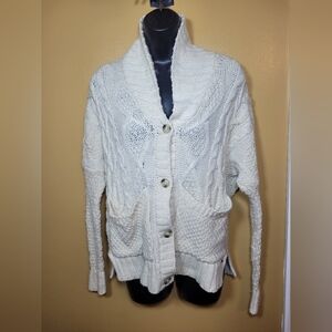 American Eagle Outfitters Wool Blend Chunky Knit Cardigan Sweater sz XXS